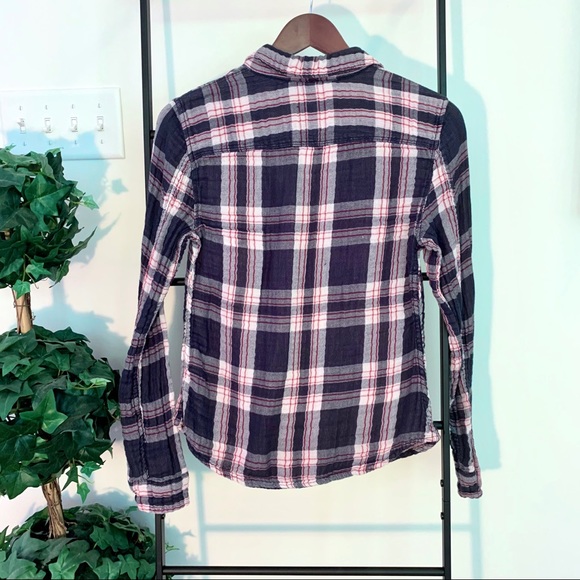 Abercrombie Flannel Plaid Button Up Shirt - Picture 2 of 6
